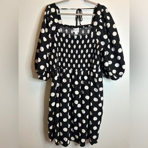 Size 2X Polka Dot Dress LN Ava & Viv